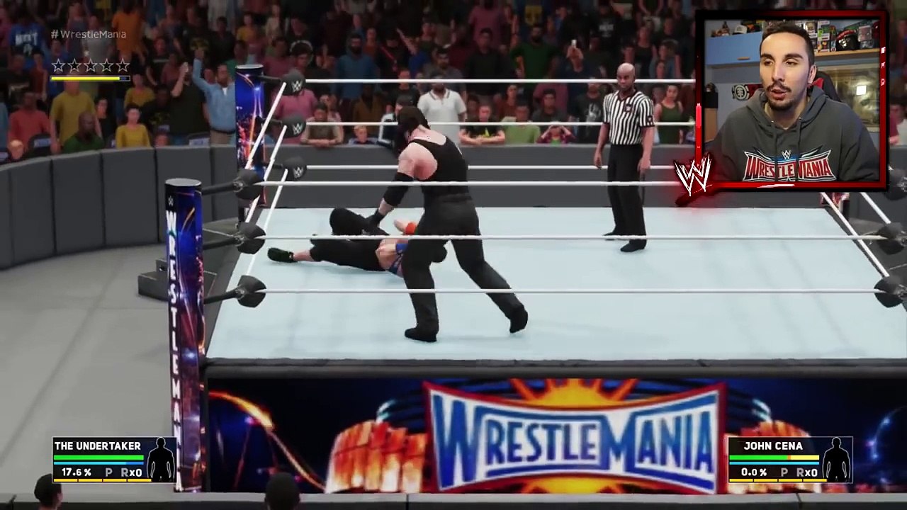 THE UNDERTAKER vs JOHN CENA WRESTLEMANIA 34 !!! WWE 2K18 |