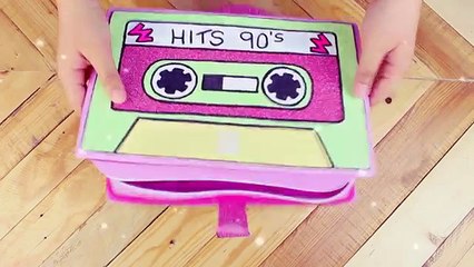 ESTUCHE CASSETTE RETRO!! PORTALÁPICES VINTAGE - Mery