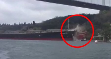 İstanbul Boğazı'ndaki Gemi Kazası