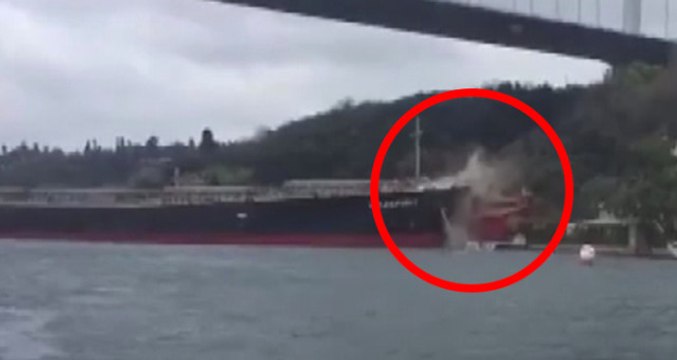 İstanbul Boğazı'ndaki Gemi Kazası