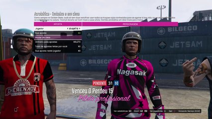 GTA V ONLINE: Corridas com azar e habilidade kkkk