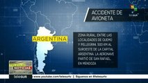 Al menos cinco personas muertas tras accidente aéreo en Argentina