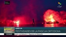 Celebran la Pascua ortodoxa en Grecia