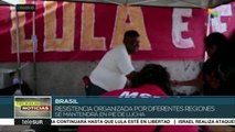 Continúan movilizaciones en apoyo a Lula da Silva