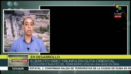 Siria responde a ataque de misiles a una base