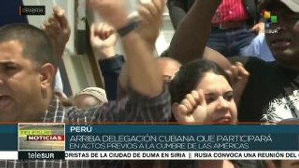 Llegan cubanos a foro alternativo a VIII Cumbre de las Américas