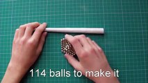 Neocube tutorial spinning top and tube (to increase its speed) 114 balls