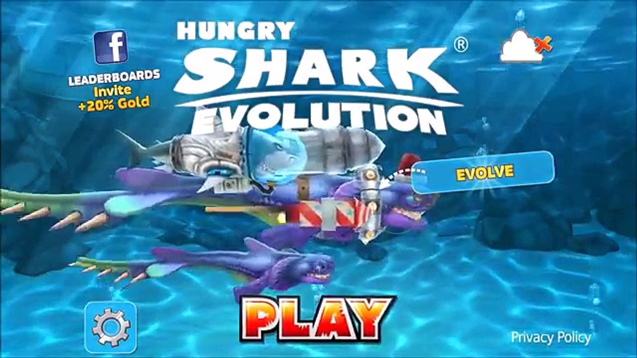 Hungry Shark Evolution - New Space Portal Map