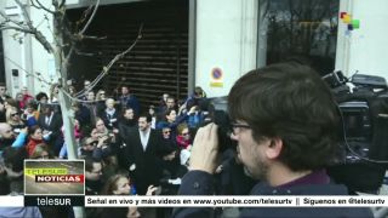 Manifestantes en Madrid exigen justicia al asesinato de José Couso