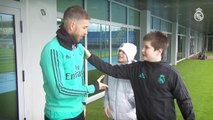 Los hermanos Isaija y Jeremija Pantic, en la Ciudad Real Madrid