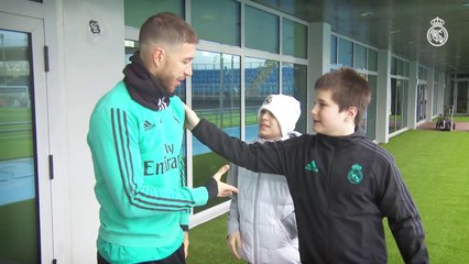 Los hermanos Isaija y Jeremija Pantic, en la Ciudad Real Madrid