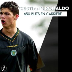 650 buts en carrière pour Cristiano Ronaldo