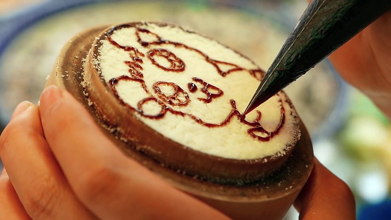 Chinese Street Food (Xi'an) - Cute Hamtaro Hamster Rice Cake  Hamutarō ハム太郎