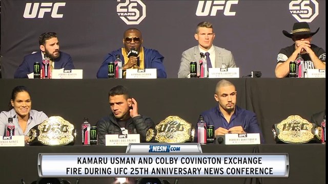 Kamaru Usman, Colby Covington Trash Talk