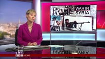 Syria conflict- Israel blamed for attack on airfield - BBC News_HD