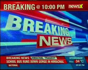 School bus accident: CM announces Rs 5 lakh compensation for kin of dead