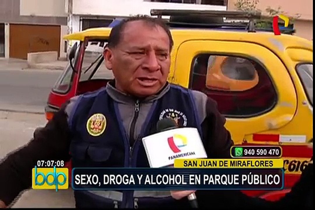 SJM: advierten consumo de alcohol y drogas en parque infantil