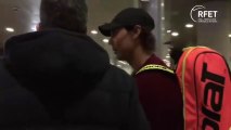 Rafael Nadal arrived in Valencia, 1 April 2018