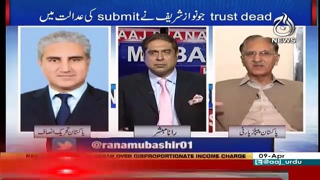 Aaj Rana Mubashir Kay Sath - 9th April 2018