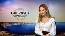 Lily James' adorable snort and hilarious Guernsey accent!