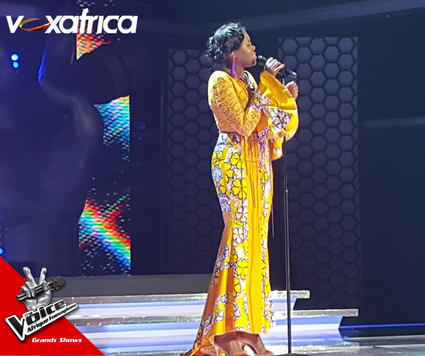 Chandrik'a (Equipe Josey) " Malaika " de Miriam Makeba l Les Grands Shows l The Voice Afrique 2018