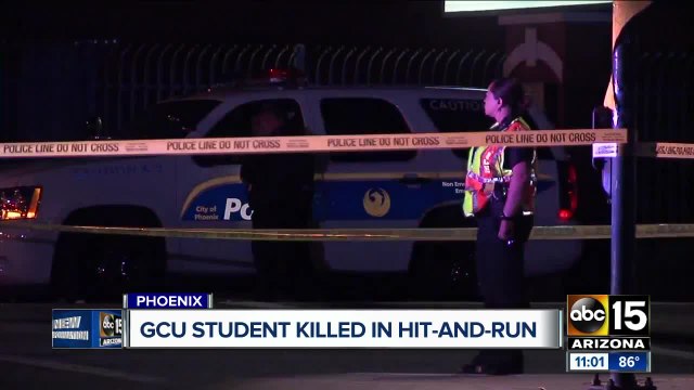 Grand Canyon University student killed in Phoenix hit-and-run