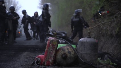 NDDL   |  La Gendarmerie évacue l'ex-ZAD   |  Bretagne Télé
