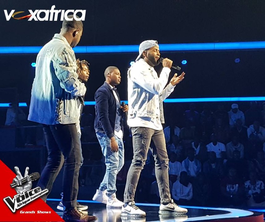 Equipe Singuila " Fall Again " de Glenn Lewis l Les Grands Shows l The Voice Afrique 2018