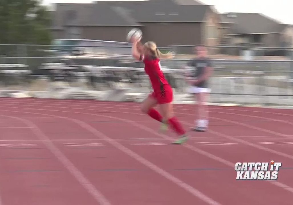 Kansas Soccer Starlet Sets Up Goal With Front Flip Throw-In