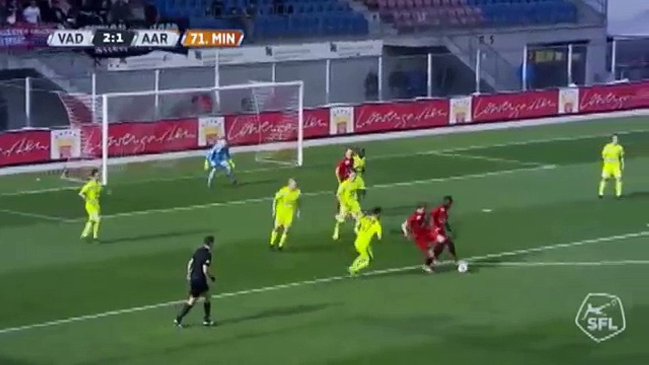 Vaduz 3:1 Aarau (Switzerland. Challenge League. 8 April 2018)
