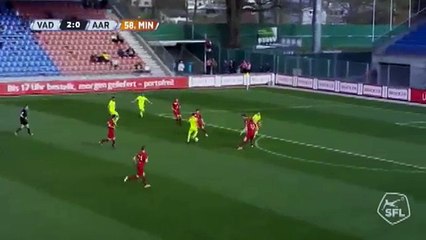 Vaduz 2:1 Aarau (Switzerland. Challenge League. 8 April 2018)