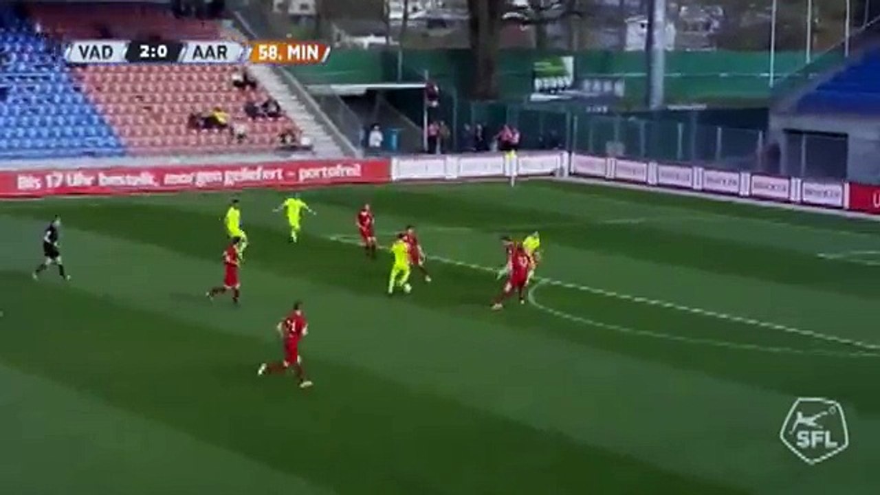 Vaduz 2:1 Aarau (Switzerland. Challenge League. 8 April 2018)