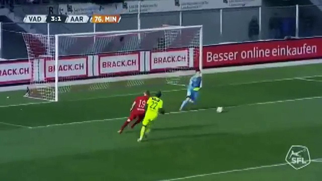 Vaduz 4:1 Aarau (Switzerland. Challenge League. 8 April 2018)