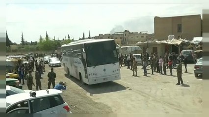 Syrien: Rebellen und Zivilisten beginnen Abzug aus Duma