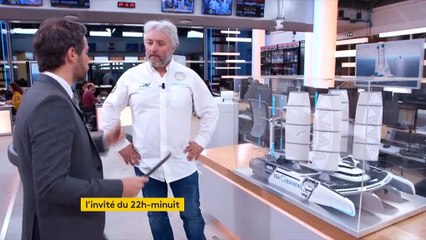 Yvan Bourgnon : " Avec ce bateau on va pouvoir aller chercher du plastique sans consommer de carburant "