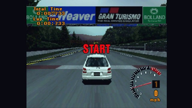Gran Turismo gameplay (Playstation)