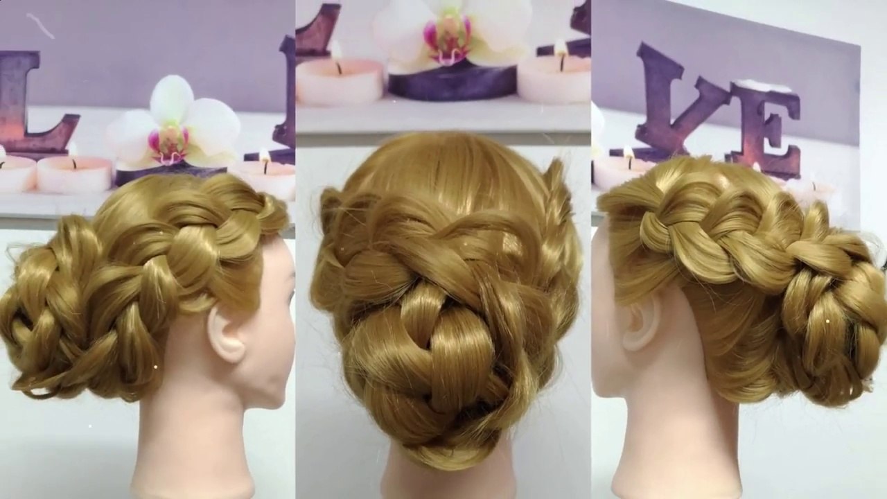Peinado Recogido con Trenzas ideal para Fiestas by Belleza sin Limites