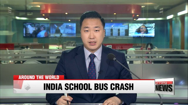 School bus crash in India leaves 23 children dead