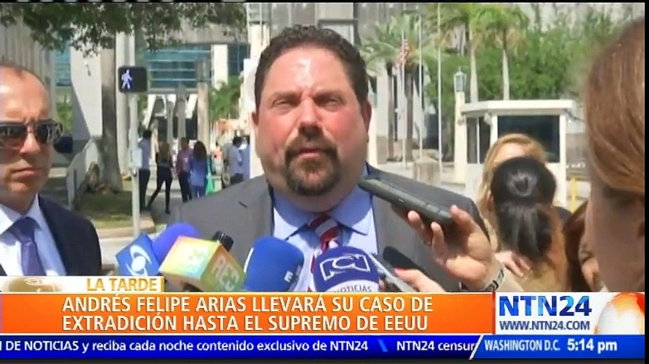 Jueza de EE. UU. no recomienda fianza para exministro colombiano Andrés Felipe Arias