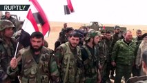 El Ejército sirio arrebata el estratégico Triángulo de Palmira a los yihadistas