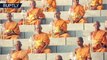 Los budistas celebran el festival de luna llena en Tailandia