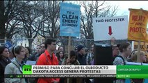 Siguen las protestas por el oleoducto Dakota Access