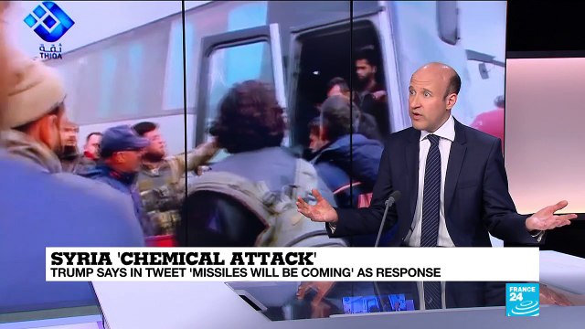 Syria chemical attack: Trump says missiles will be coming as response