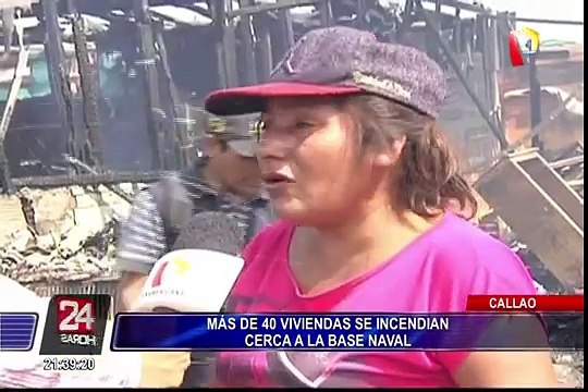 Callao: incendio de grandes proporciones consume viviendas