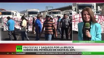 Protestas, bloqueos, saqueo y rumores: se desborda la inconformidad en México por el 'gasolinazo'