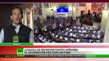 La Cámara de Representantes de Colombia aprueba el nuevo acuerdo de paz con las FARC