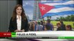Los cubanos homenajean a Fidel Castro y se comprometen con la Revolución