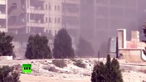 Un equipo de RT bajo el fuego terrorista en Alepo