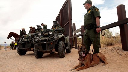 US National Guard deployed on Mexican border