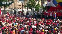 Miles de personas marchan en Caracas en apoyo a Nicolás Maduro
